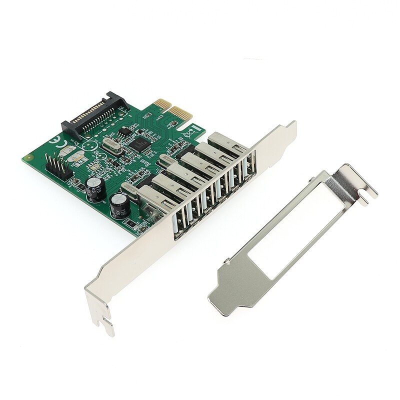  Card chuyển đổi PCI-E 1X to 6 USB 2.0 Syba chính hãng 