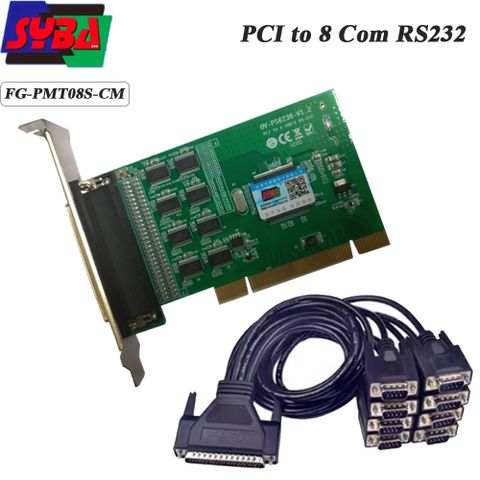 Card chuyển đổi PCI sang 8 cổng RS232 Syba FG-PMT08S-CM