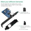 Card mạng lan Gigabit Ugreen 30771 LAN PCI Express Gigabit Ethernet 10/100/1000Mbps Ugreen US230