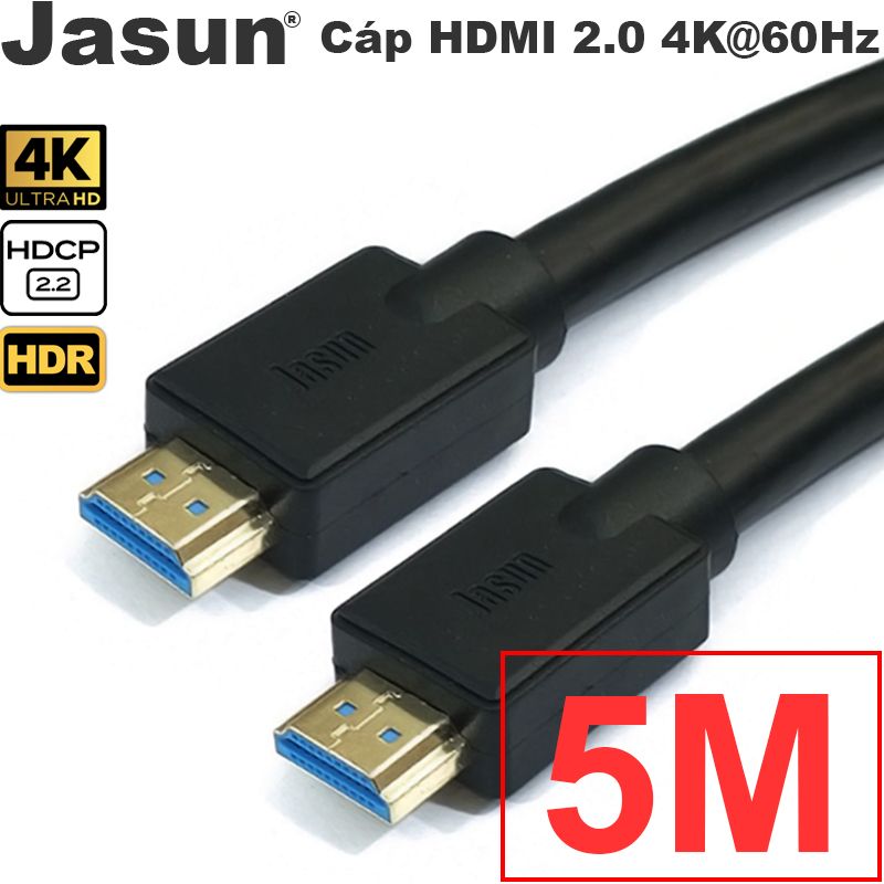  Dây cáp HDMI V2.0 4K ultra HD 60Hz Jasun 3M 5M 10M 