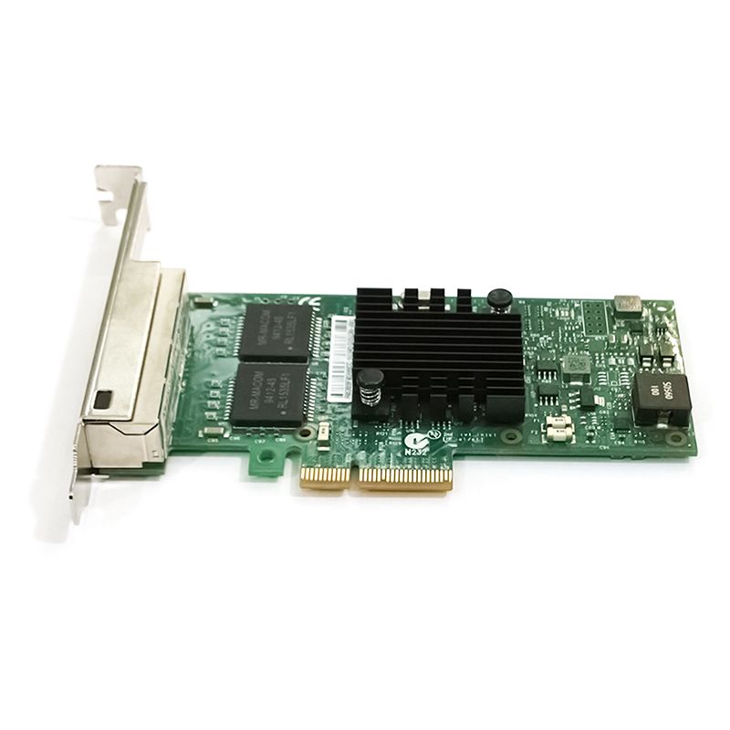  Cạc mạng server LAN gigabit Card PCI-E 4X ra 4 cổng mạng LAN RJ45 1GB Intel I350-T4 