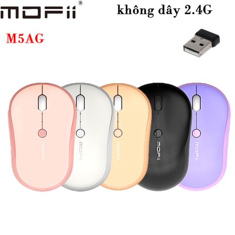 Chuột không dây nhiều màu M5AG hàng chính hãng Mofii