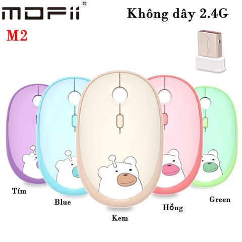 Chuột không dây hình thú chính hãng Mofii M2
