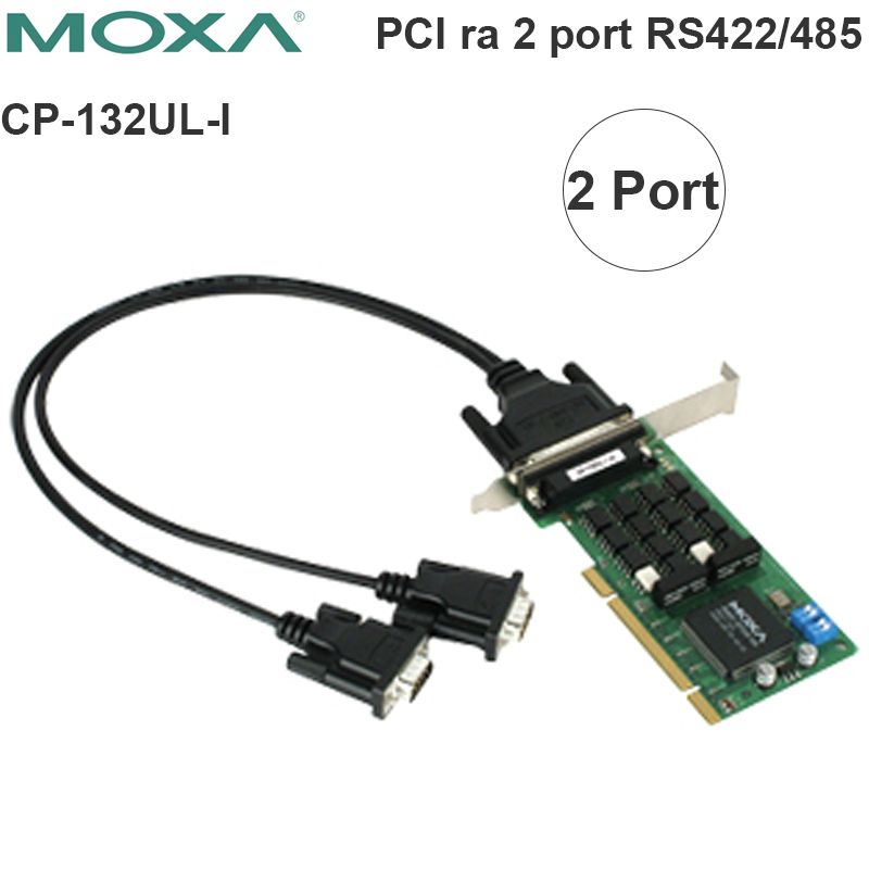 PCI card to 2 RS422 RS485 Moxa CP-132UL-I