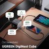 Cục sạc nhanh 65W GaN 3 DigiNest Cube 2xUSB C, 2xUSB A, 3xAC Ugreen 40861  CD268