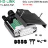 Đầu bấm cổng DB15 cái female bắt vít kèm vỏ ốp nhựa chân đồng HD-LINK YL-SCD-15F