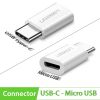 Đầu chuyển USB-C dương ra Micro USB âm UGREEN 30864 | 30865 (màu trắng/đen)