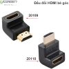 Đầu HDMI bẻ góc 90 độ Down và Up Ugreen 20109 | 20110, Cáp HDMI phụ kiện điện tử
