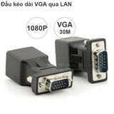  Đầu nối kéo dài VGA qua cáp mạng 30 mét 