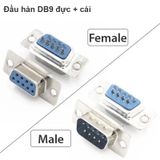  Đầu hàn dây DB9 Male/Female (chưa bao gồm vỏ ốp - Tùy chọn cho khách hàng dùng vỏ ốp dẻo/vỏ ốp nhựa) 