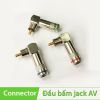 Đầu bấm jack cắm audio video AV RCA cong vuông góc (1 chiếc)