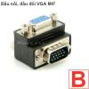 Đầu nối cáp VGA, Đầu đổi VGA đực sang cái bẻ góc