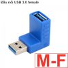 Đầu nối USB 3.0 AF-AF và AM-AF và đầu USB 3.0 AM-AF bẻ góc