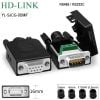 Đầu bấm DB9 RS232 Male - Female chân 2,3,5 HD-Link YL-SJCG-09DMF dùng làm cáp RS232C