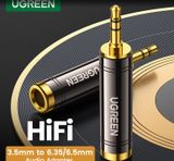  Đầu chuyển audio 6.3mm sang 3.5mm Ugreen 60711 AV168 