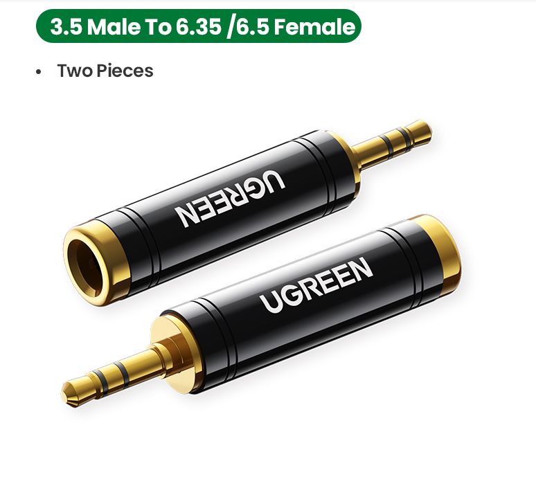  Đầu chuyển audio 6.3mm sang 3.5mm Ugreen 60711 AV168 