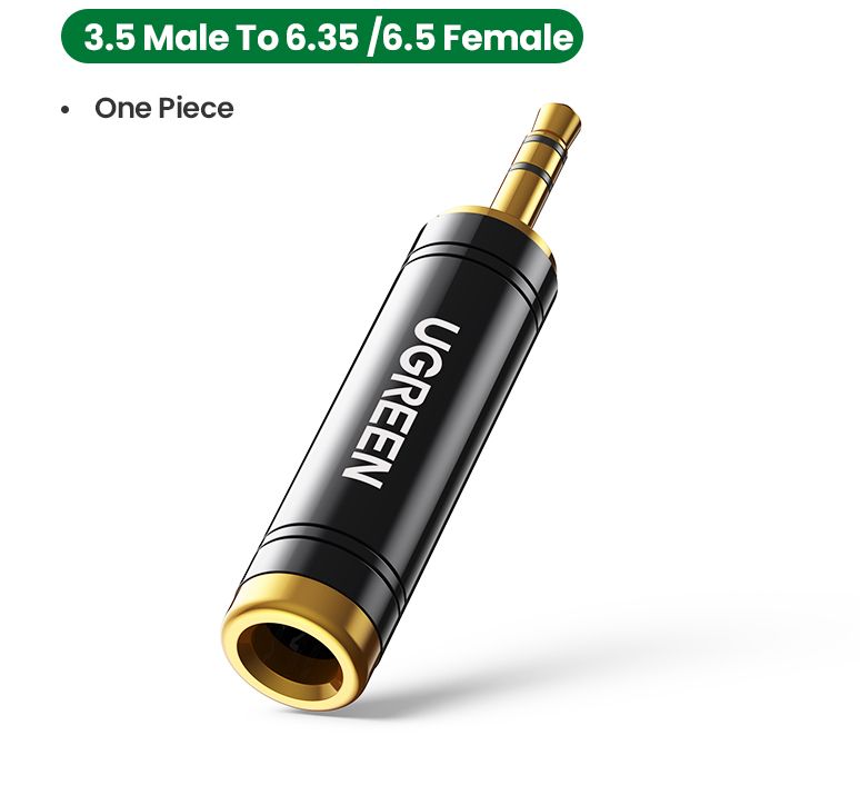  Đầu chuyển audio 6.3mm sang 3.5mm Ugreen 60711 AV168 