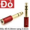 Đầu chuyển đổi Audio 6.35mm đực sang 3.5mm cái CORAON Z-3F6M