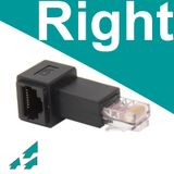  Đầu đổi RJ45 đực ra RJ45 cái bẻ góc - Đầu nối mạng bẻ góc 1 đầu đực 1 đầu cái 