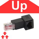  Đầu đổi RJ45 đực ra RJ45 cái bẻ góc - Đầu nối mạng bẻ góc 1 đầu đực 1 đầu cái 