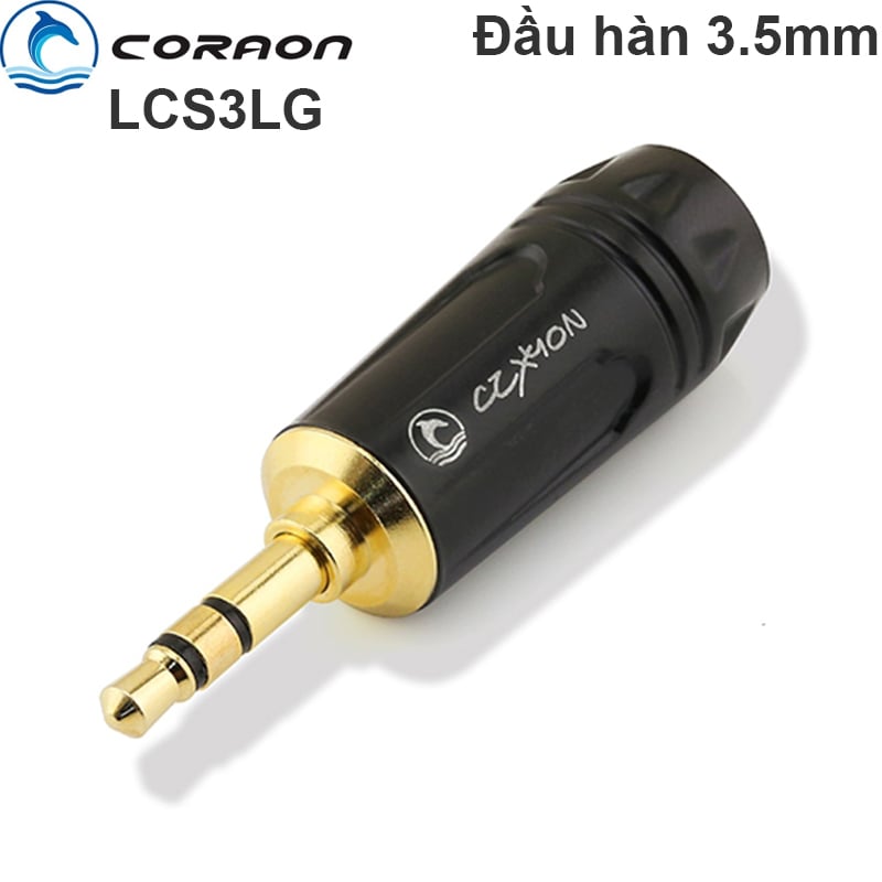 Đầu hàn giắc cắm loa 3.5mm stereo Coraon LCS3LG (1 chiếc)