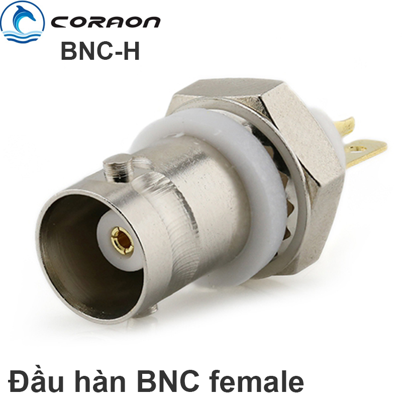 Đầu hàn jack cắm BNC SDI Female Coraon BNC-H