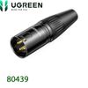 Đầu hàn cổng XLR cannon 3PIN cổng đực male Ugreen 80439 AV162