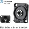 Đầu hàn jack cắm audio 3.5mm stereo Female kèm mặt bắt vít Coraon LC-240