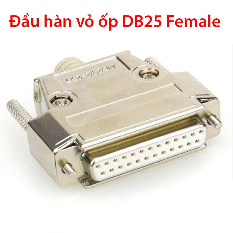  Đầu hàn vỏ ốp DB25 Male | Đầu hàn vỏ ốp DB25 Female (1 chiếc) 