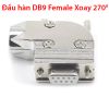 Đầu hàn vỏ ốp DB9 Male bẻ góc -  Đầu hàn vỏ ốp Female bẻ góc (1 chiếc)