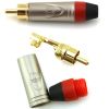 Đầu hàn jack cắm AV/RCA cho thiết bị âm thanh mạ vàng 24K vỏ hợp kim kẽm Coraon LCR2X