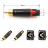 Đầu hàn jack cắm AV/RCA cho thiết bị âm thanh mạ vàng 24K Coraon Z-373-BG (1 chiếc)