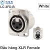 Đầu hàn cổng XLR Female gắn trên tường bảng điều khiển Coraon LC3FD-W LC3FD-B