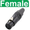 Đầu hàn cổng XLR cannon 3PIN cổng đực male-female Coraon KN3MX-B - KN3FX-B