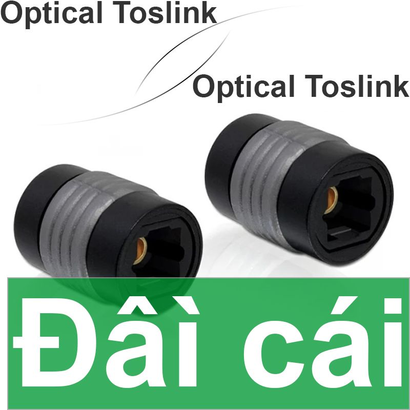  Đầu nối cáp audio quang toslink 2 đầu cái - Optical to Optical Female 