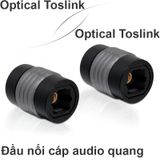  Đầu nối cáp audio quang toslink 2 đầu cái - Optical to Optical Female 