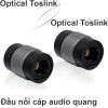 Đầu nối cáp audio quang toslink 2 đầu cái - Optical to Optical Female