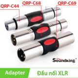  Đầu nối XLR Cannon Soundking Male - Male QRP-C69 | Male - Female QRP-C68 | Female - Female QRP-C44 
