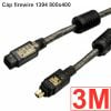 Cáp 1394 FireWire 800/400 1.5m 3m - Dây camera 1394 800x400