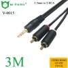 Dây cáp loa 3.5mm ra 2 RCA chính hãng M-PARD dài 1.5M đến 20M