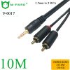Dây cáp loa 3.5mm ra 2 RCA chính hãng M-PARD dài 1.5M đến 20M