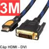 Cáp HDMI sang DVI 24+1 cáp DVI ra HD 1.5 mét I 3 mét I 5 mét