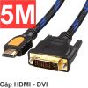 Cáp HDMI sang DVI 24+1 cáp DVI ra HD 1.5 mét I 3 mét I 5 mét