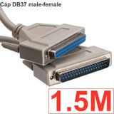  Cáp COM DB37 Cáp RS232 37 chân 1 đầu âm 1 đầu dương Male-Female 1.5M 3M 5M 