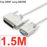  Cáp COM DB9 cái sang DB25 đực 1.5M 3M 5M 10M 15M 20M 