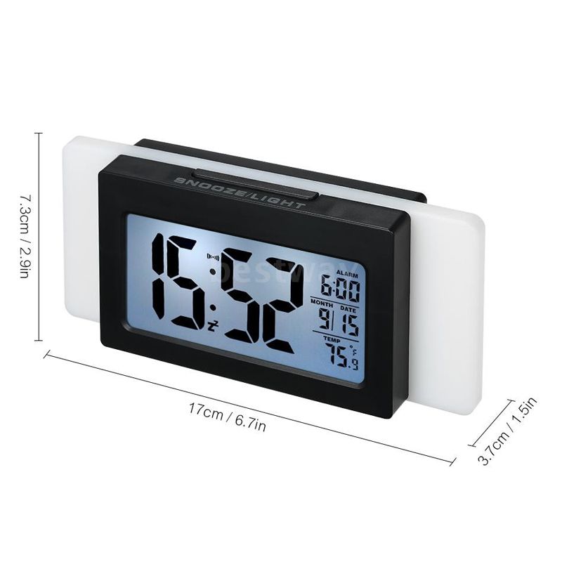  Đồng hồ điện tử để bàn chức năng hẹn giờ đo nhiệt độ xem ngày tháng 