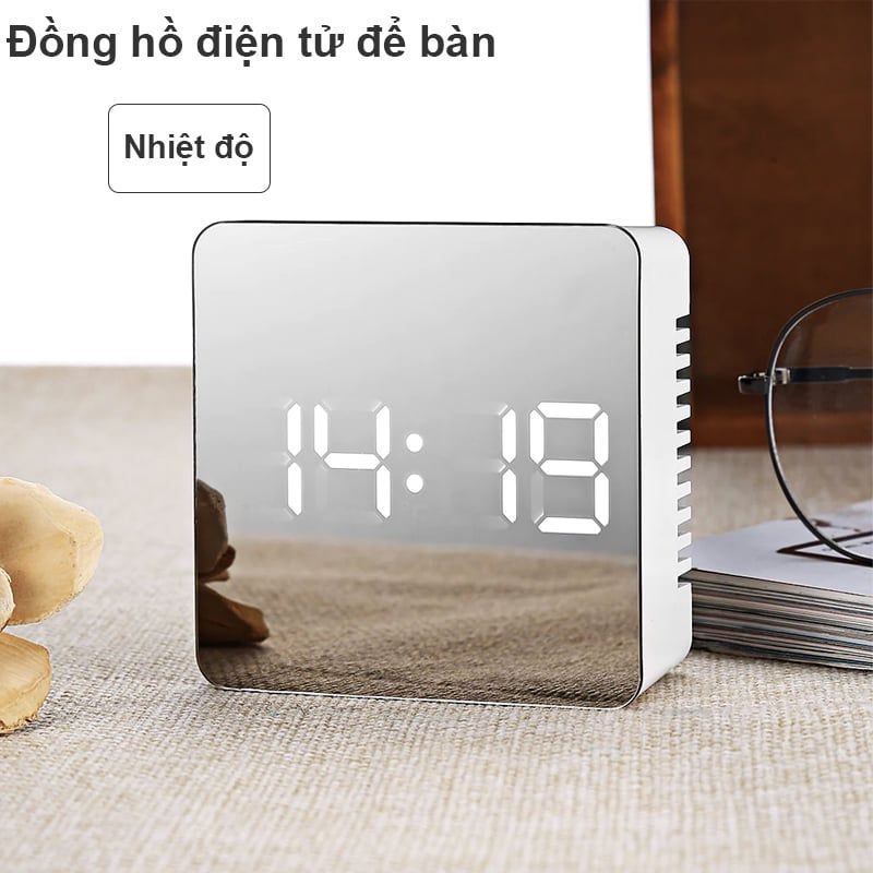 Đồng hồ điện tử để bàn chức năng đo nhiệt độ TS-S70