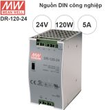  Nguồn DIN 120W công nghiệp 24V- 5A Meanwell DR-120-24 