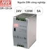 Nguồn DIN 120W công nghiệp 24V- 5A Meanwell DR-120-24