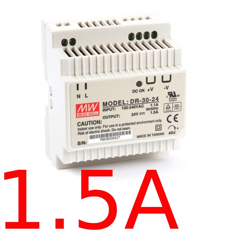  Nguồn DIN 120W công nghiệp 24V- 5A Meanwell DR-120-24 